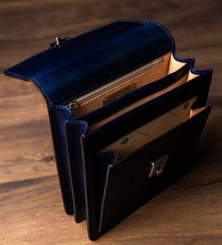 Walden Briefcase - Blue