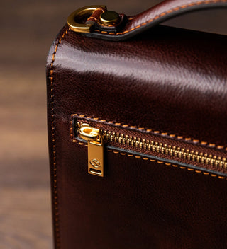 Walden Briefcase - Brown