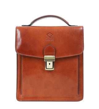 Walden Two Briefcase - Cognac