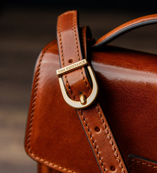 Walden Briefcase - Cognac