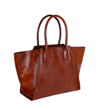 Woman In White Tote