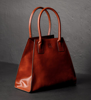 Woman In White Tote