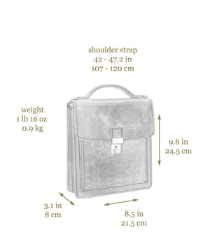 Walden Briefcase - Green