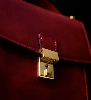 Walden Briefcase - Red