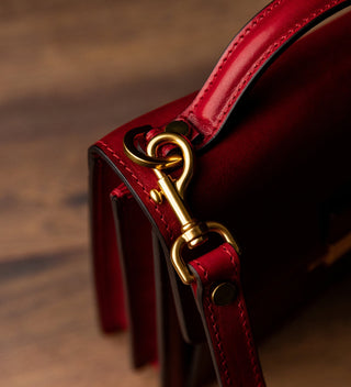 Walden Briefcase - Red