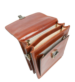 Walden Two Briefcase - Cognac